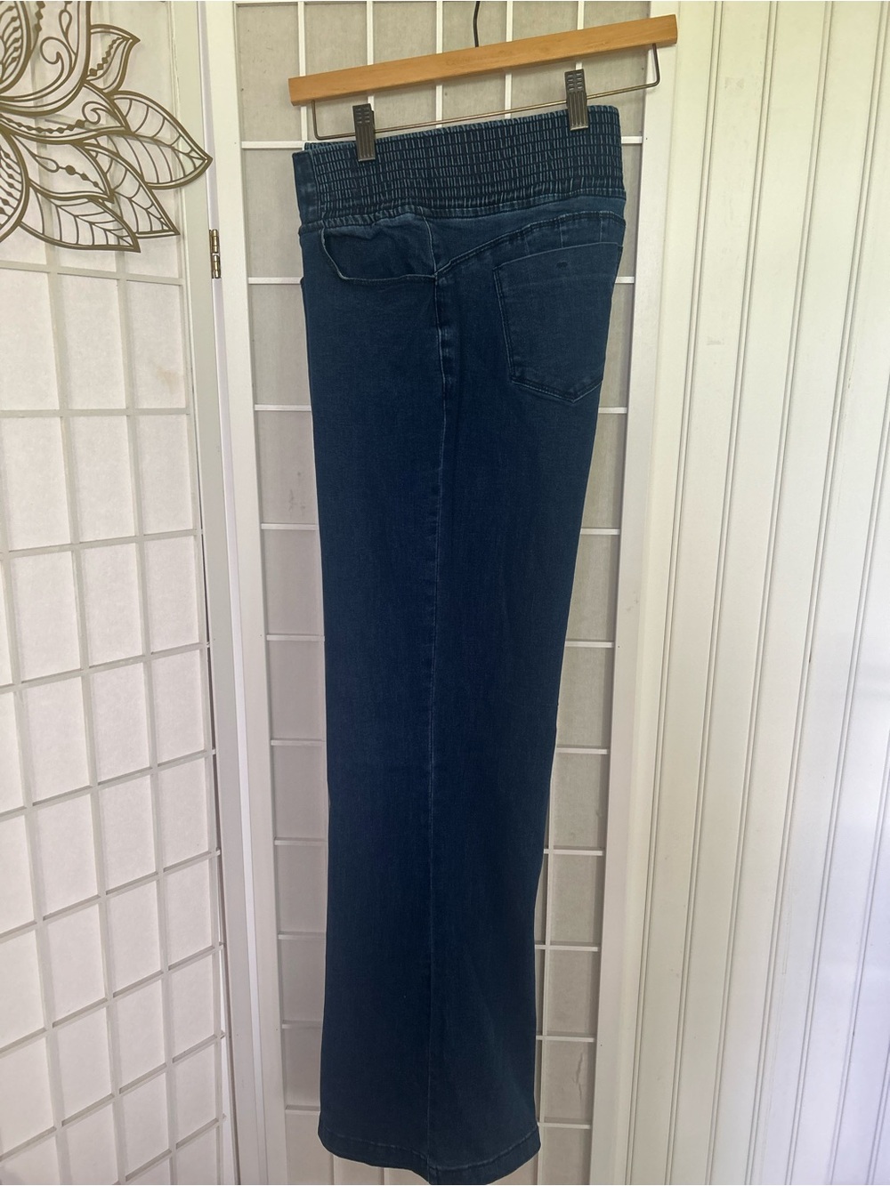 CHICME Wide-Leg Stretch Denim Pants – Size XL